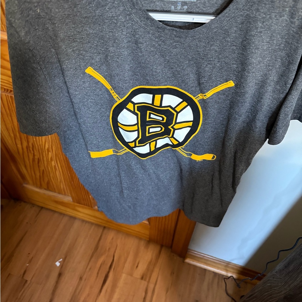 Men’s medium gray Boston bruins t shirt by champion